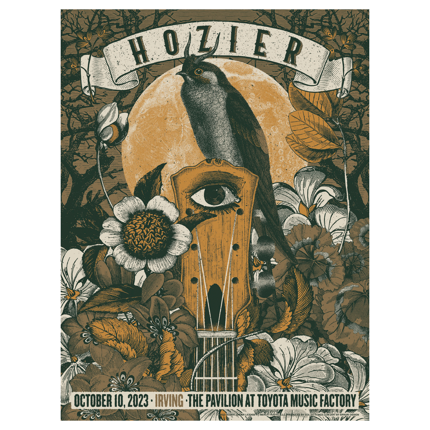 Irving October 10 Show Poster