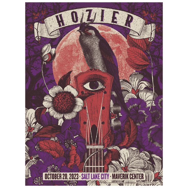 Hozier Salt Lake City Event Poster