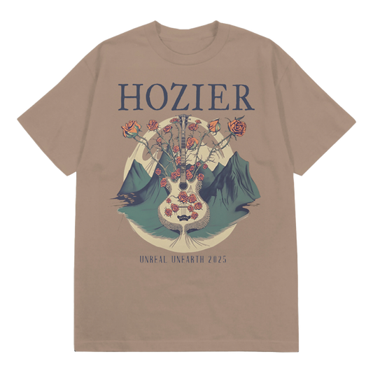 Unreal Unearth 2025 Guitar Tour Tee