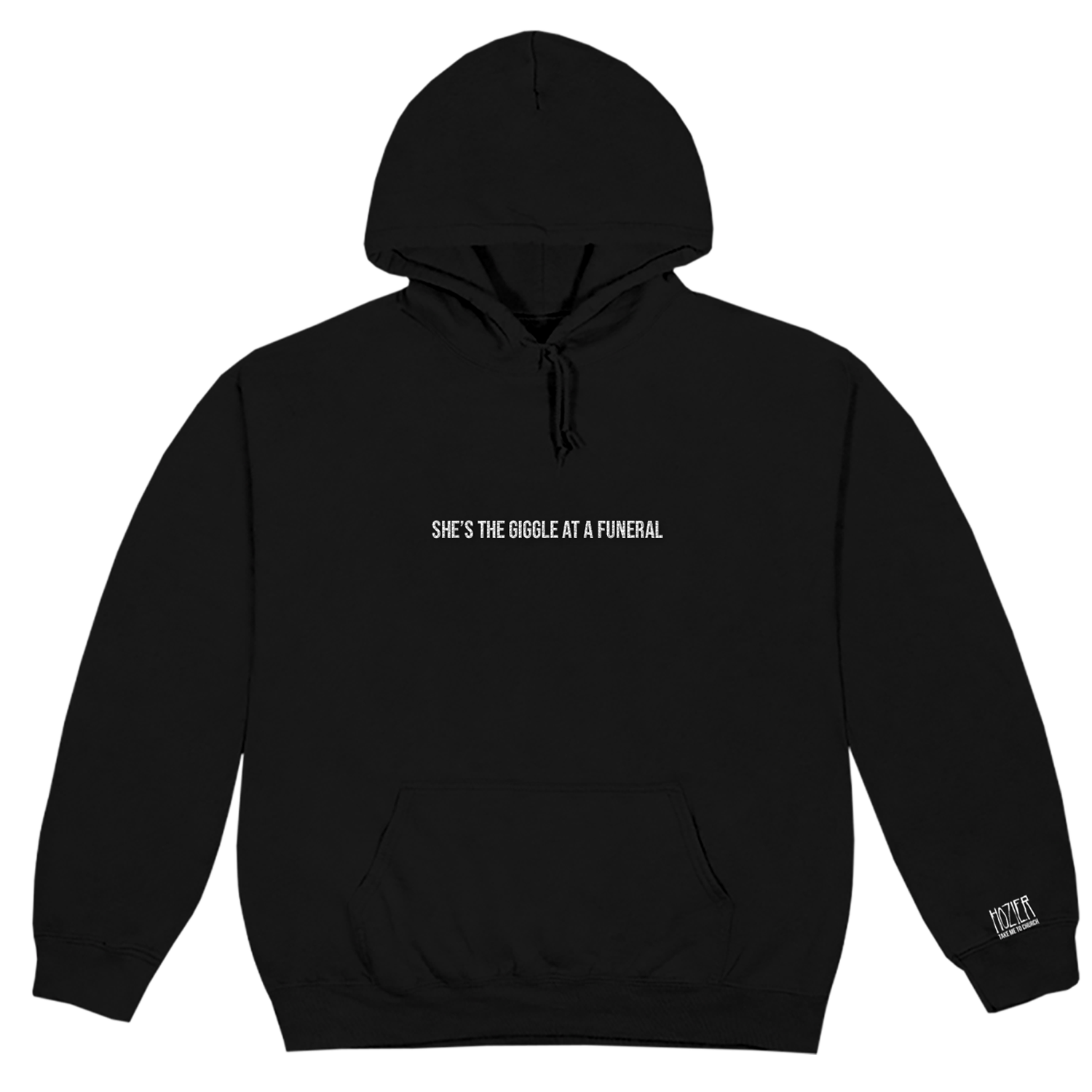 She's The Giggle At A Funeral Black Hoodie
